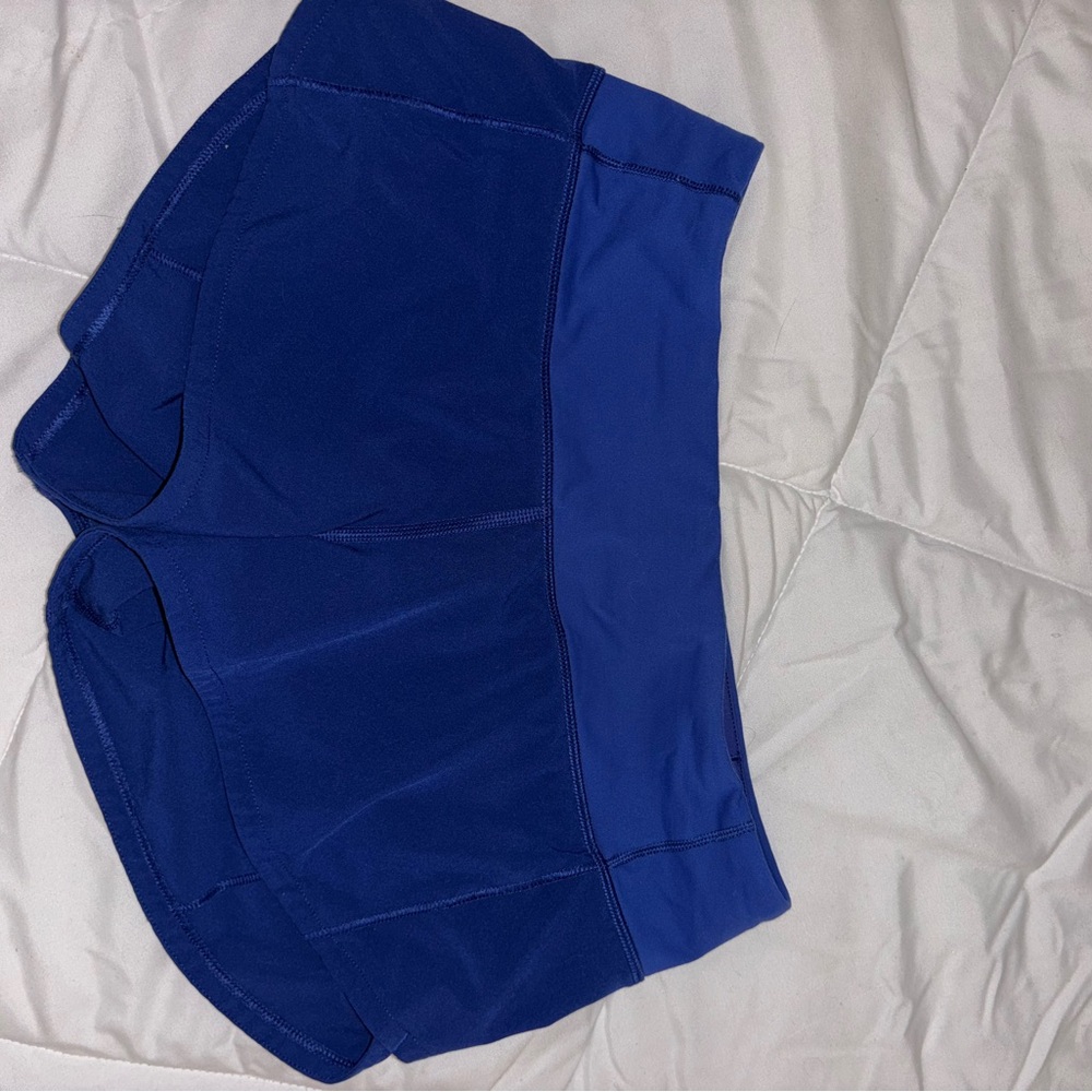 lululemon Royal Blue Athletic Shorts speed up 2.5 size 2